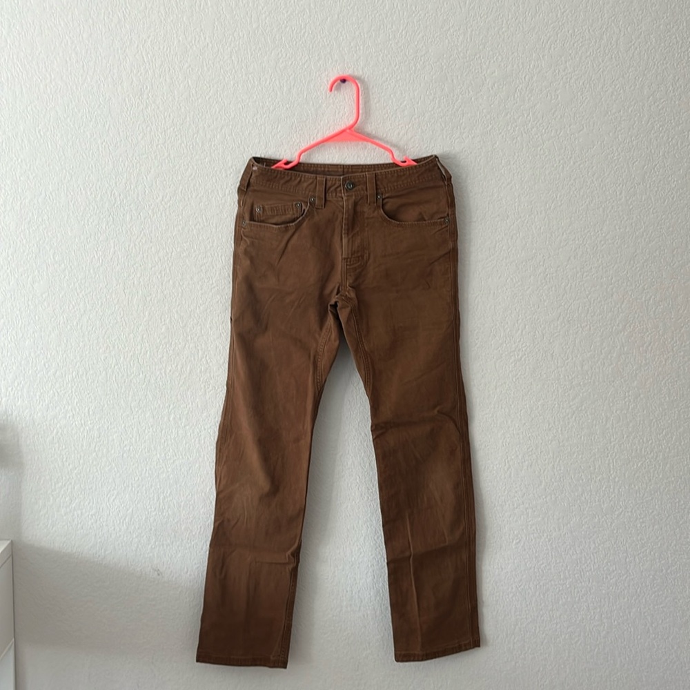prAna brown jeans (large pockets)